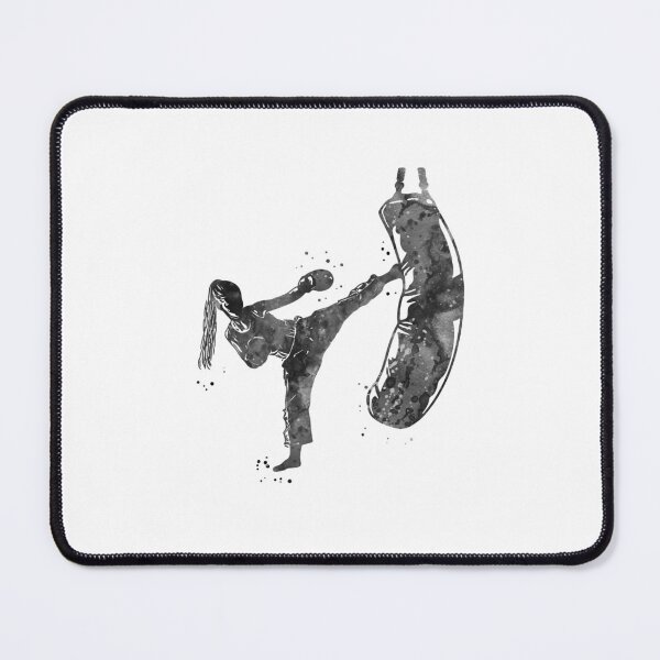 Item preview, Kickbox Female Martial Artist  designed and sold by Rosaliartbook.