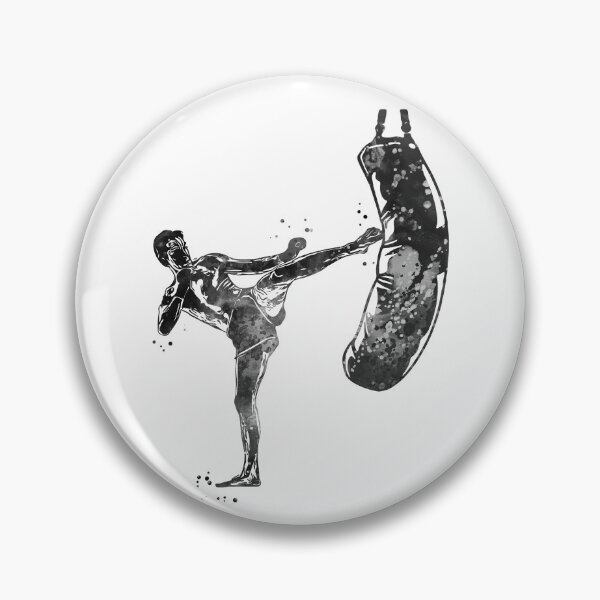 Item preview,  Kickbox Male Martial Artist  designed and sold by Rosaliartbook.