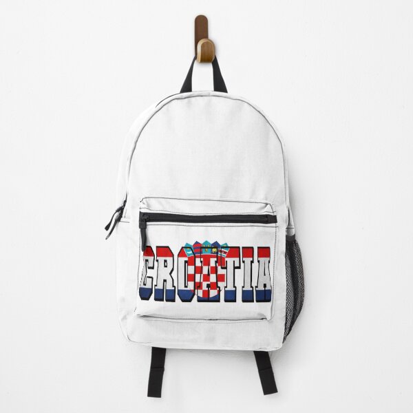 Item preview, Croatia Country Flag Typography designed and sold by TravelWish.