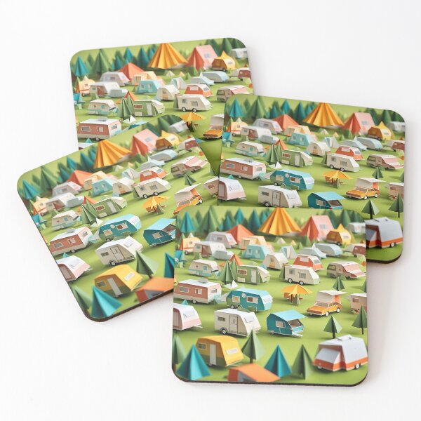 Item preview, Origami Art - Fields of Wander: Caravans in Tranquility  designed and sold by ArtfulFolds.