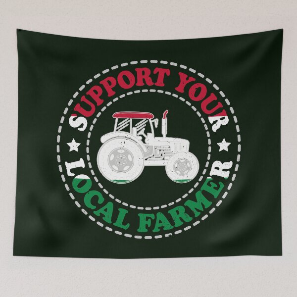 Item preview, Support Your Local Farmer, HU, Budapest, Hungary designed and sold by Cerulean-Shop.