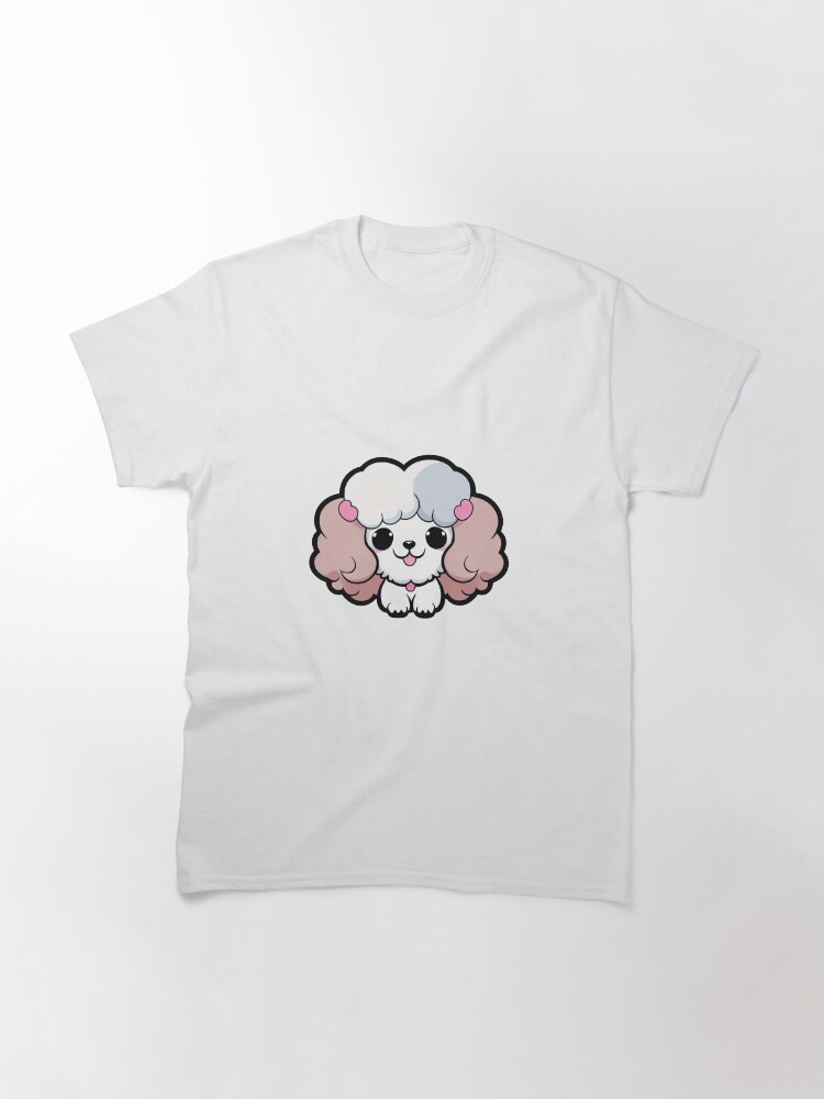 Thumbnail 3 von 7, Classic T-Shirt, Süßer Chibi Pudel designt und verkauft von Fluffy-Cat-de.