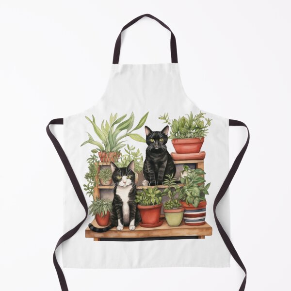Item preview, Gardening Cats Digital Illustration  designed and sold by zolarche.