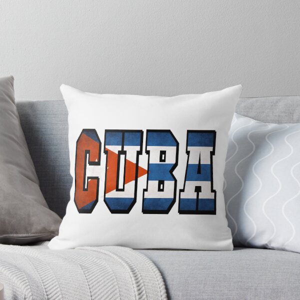 Item preview, Cuba Country Flag Typography designed and sold by TravelWish.