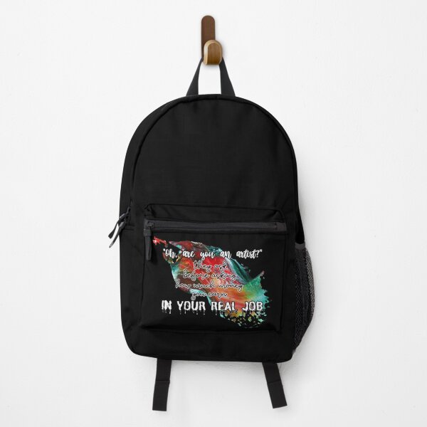 Item preview, "Oh, are you an artist?" they ask before asking how much money you earn IN YOUR REAL JOB designed and sold by UnCoverDesign.