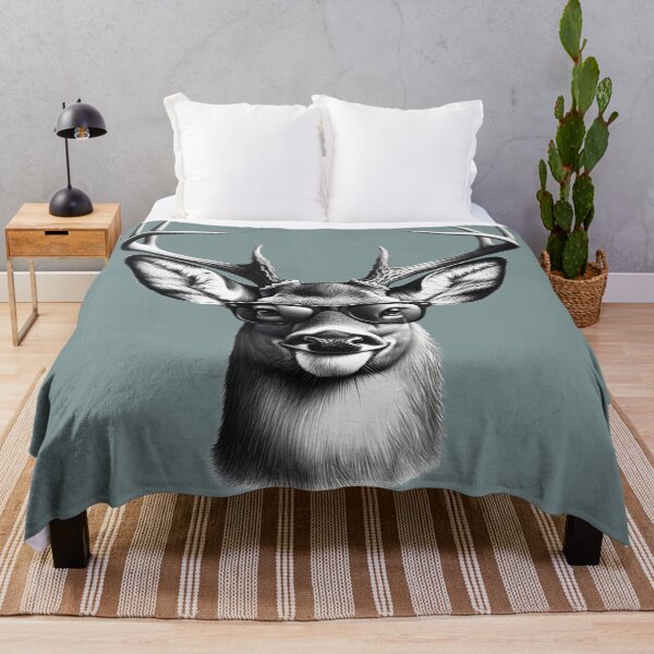Item preview, Deer with Glasses | Wildlife Humor | Animals designed and sold by Art-Babble.