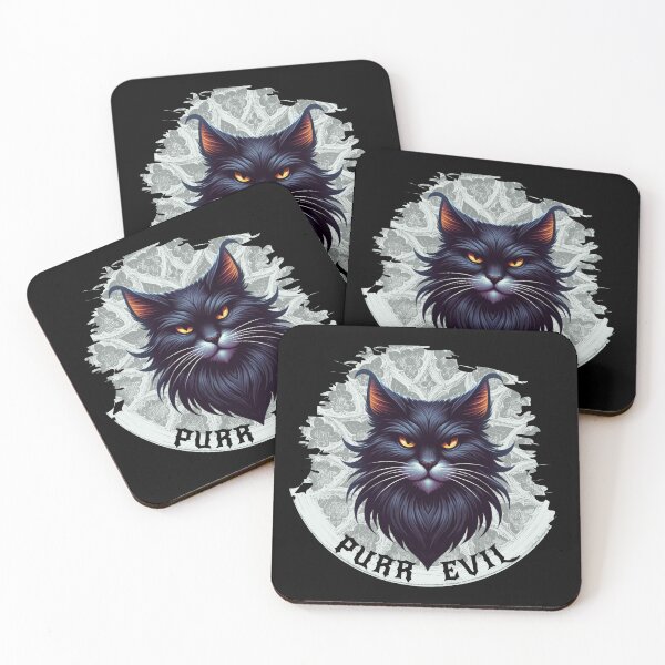Item preview, Purr Evil - Black Cat designed and sold by SeledineArt.