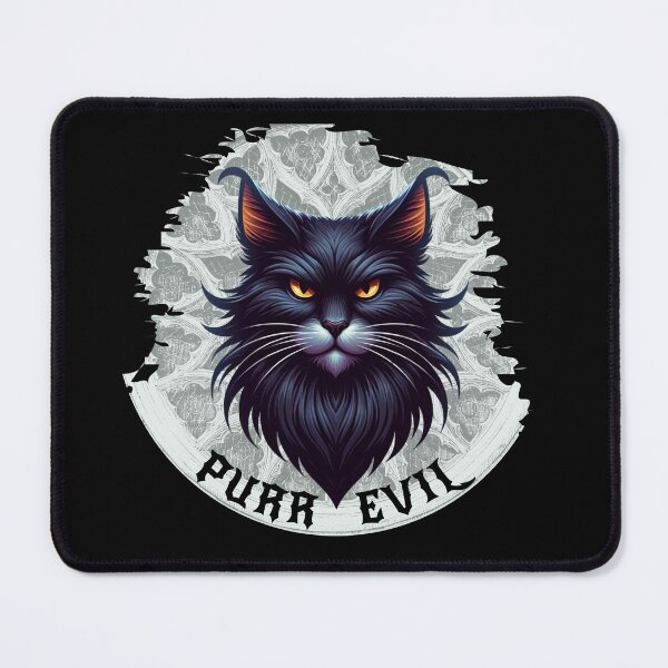 Item preview, Purr Evil - Black Cat designed and sold by SeledineArt.
