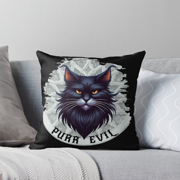 Aperçu de l'œuvre Purr Evil - Chat Noir créée et vendue par SeledineArt.