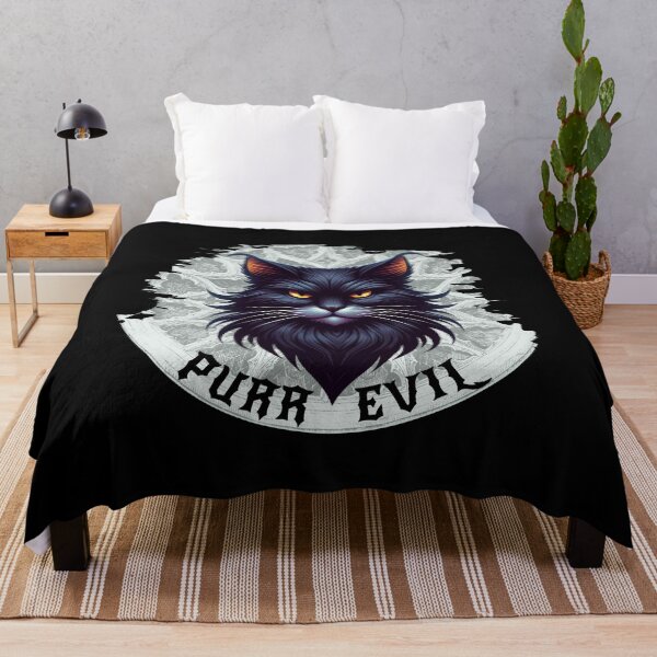 Item preview, Purr Evil - Black Cat designed and sold by SeledineArt.