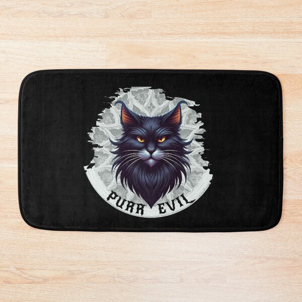 Item preview, Purr Evil - Black Cat designed and sold by SeledineArt.