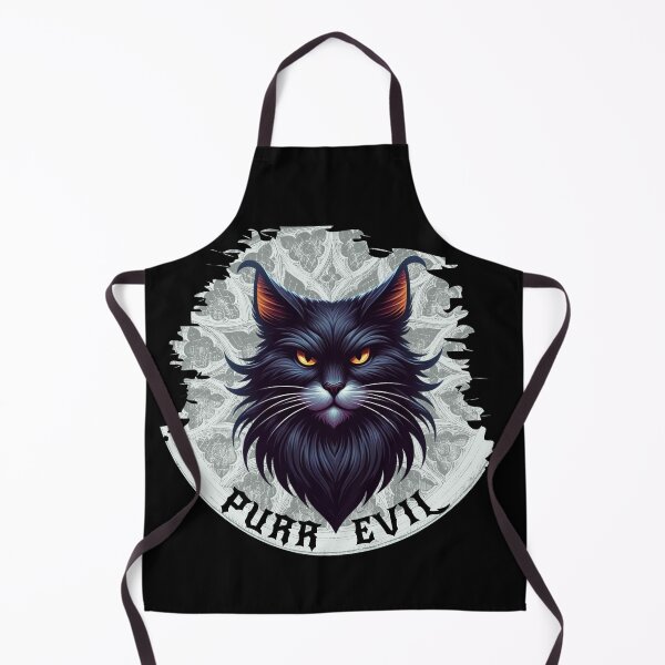 Item preview, Purr Evil - Black Cat designed and sold by SeledineArt.