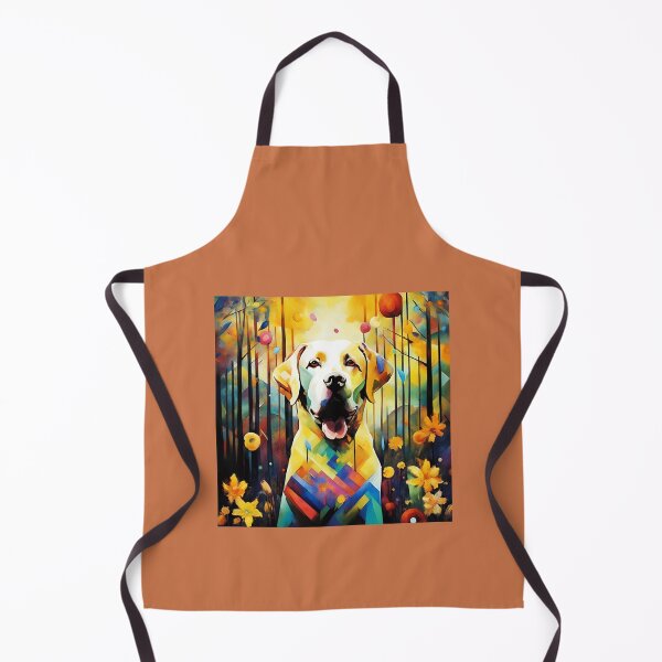 Item preview, A Labrador retriever dog among fantastic colors. designed and sold by Natalia-Vlad.