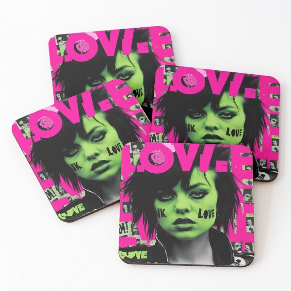 Item preview, Neon Punk Portrait designed and sold by ramboe.