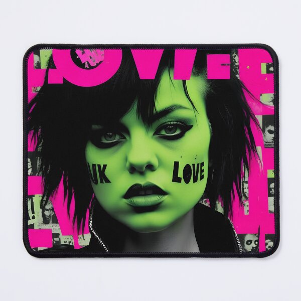 Item preview, Neon Punk Portrait designed and sold by ramboe.