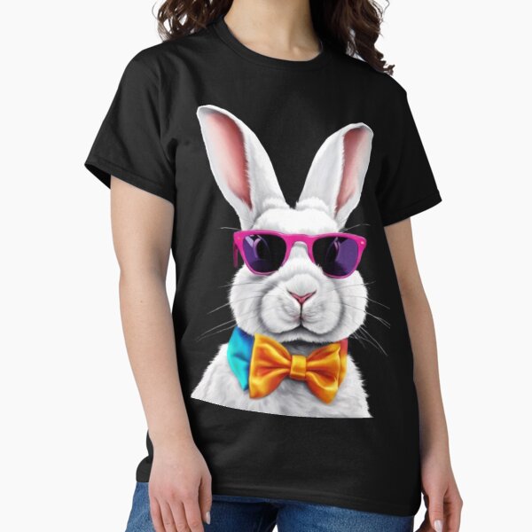 Bunny Rescue with Sunglasses and Papillion | Bunny Rescue | Gifts Classic T-Shirt