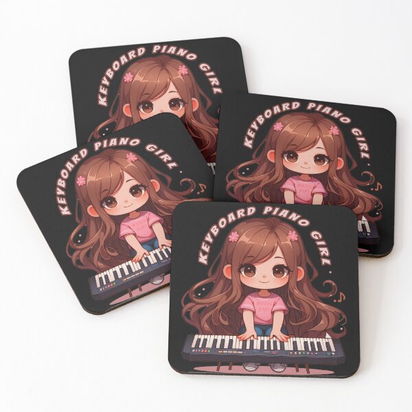 Item preview, Keyboard Piano Girl designed and sold by Echonn.