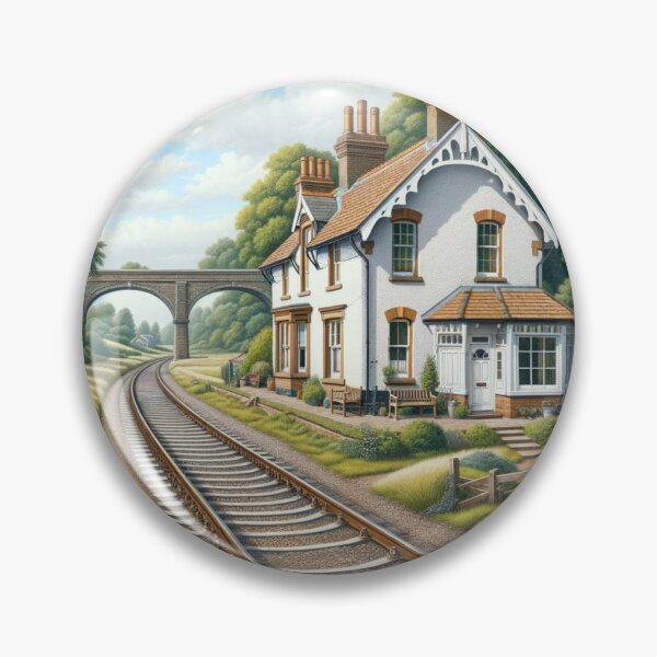 Item preview, Railway Cottage in the Countryside designed and sold by MythicBiscuit.