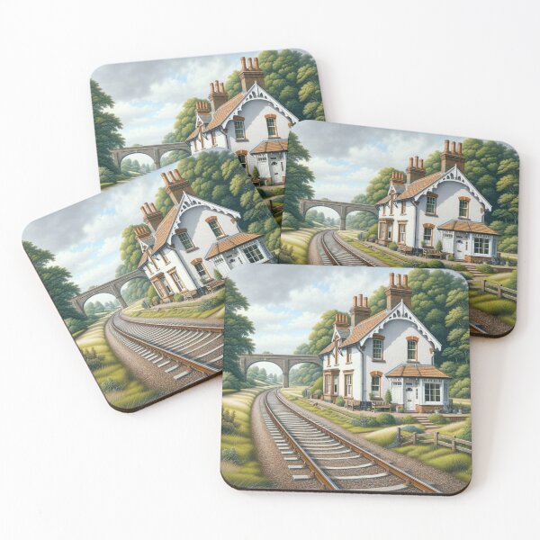 Item preview, Railway Cottage in the Countryside designed and sold by MythicBiscuit.