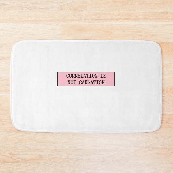 Item preview, Correlation Is Not Causation  designed and sold by CharmStudio.