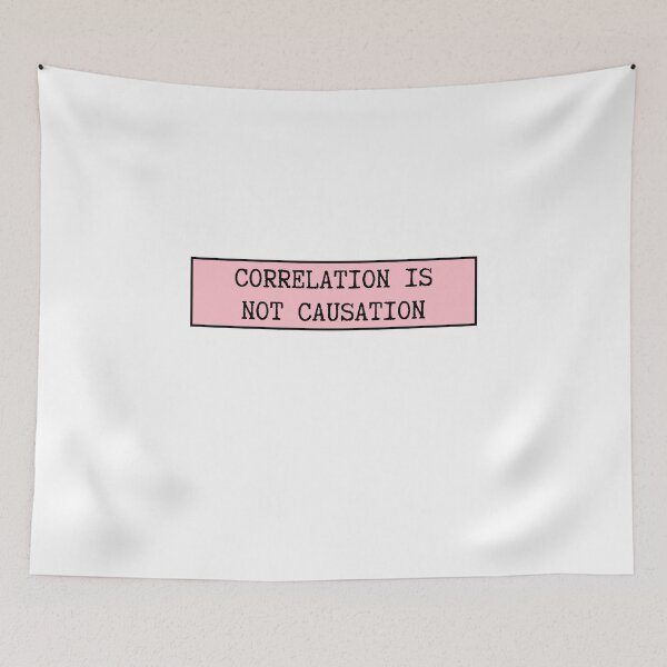 Item preview, Correlation Is Not Causation  designed and sold by CharmStudio.