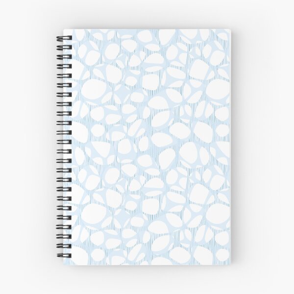 Item preview, Organic Lattice in Blue and White designed and sold by Squilla Design Studio.