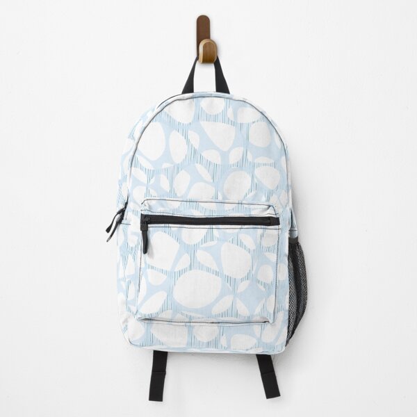 Item preview, Organic Lattice in Blue and White designed and sold by Squilla Design Studio.