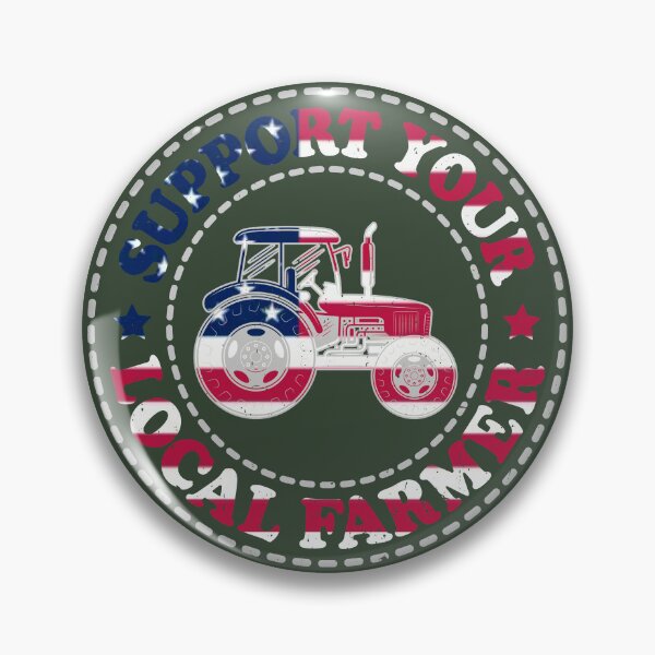 Item preview, Support Your Local Farmers, USA, Washington, America designed and sold by Cerulean-Shop.