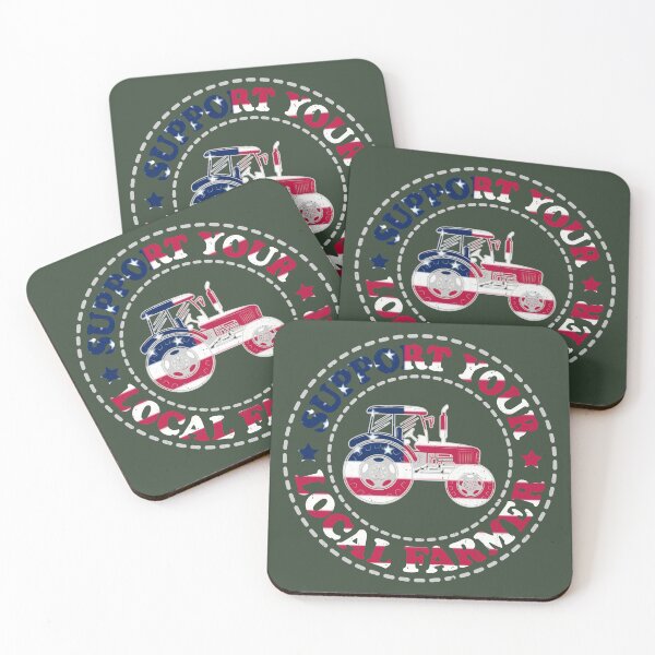 Item preview, Support Your Local Farmers, USA, Washington, America designed and sold by Cerulean-Shop.
