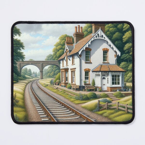 Item preview, Railway Cottage in the Countryside designed and sold by MythicBiscuit.