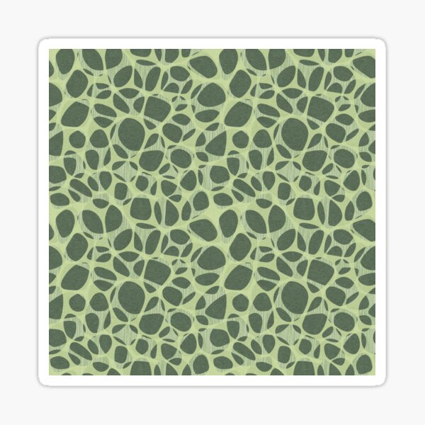 Item preview, Organic Lattice in Green designed and sold by Squilla Design Studio.