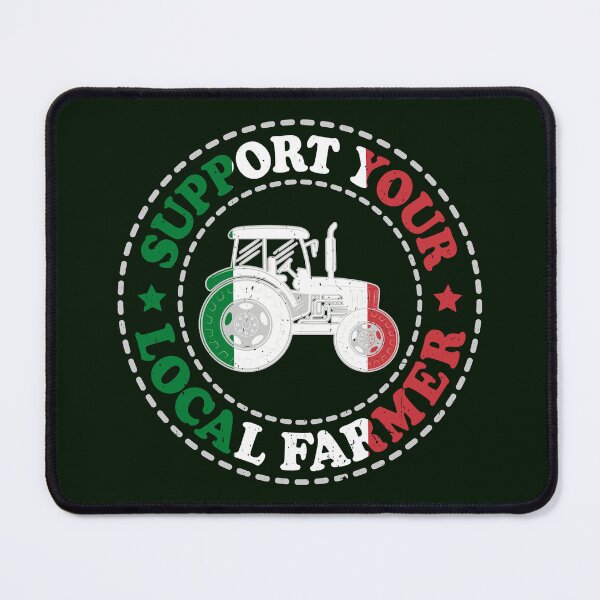 Item preview, Support Your Local Farmers, IT, Roma, Italy version designed and sold by Cerulean-Shop.