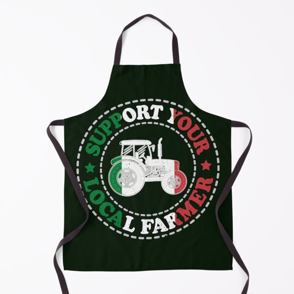 Item preview, Support Your Local Farmers, IT, Roma, Italy version designed and sold by Cerulean-Shop.