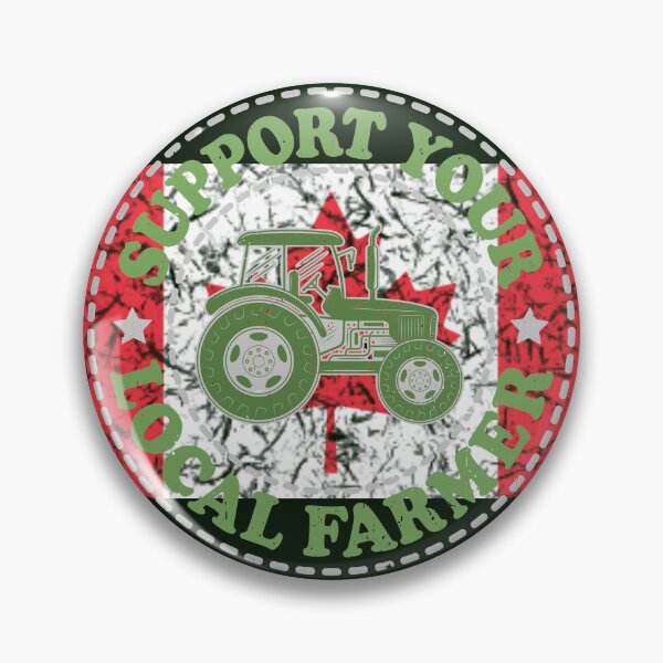 Item preview, Support Your Local Farmer, CA, Ottawa, Canada designed and sold by Cerulean-Shop.