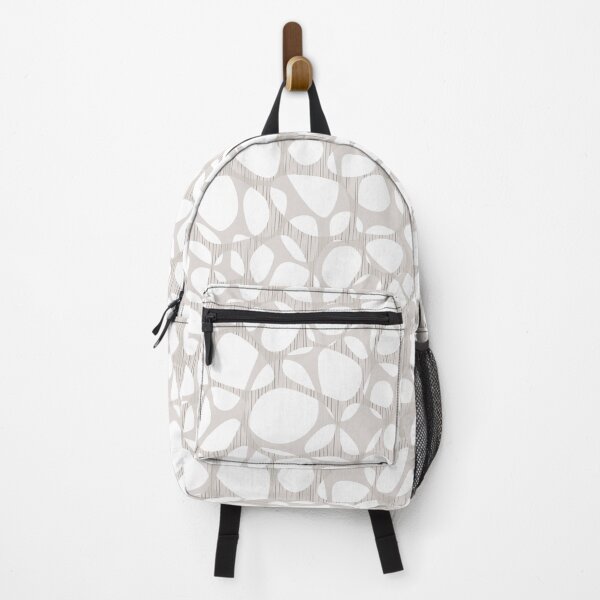 Item preview, Organic Lattice in Taupe and White designed and sold by Squilla Design Studio.