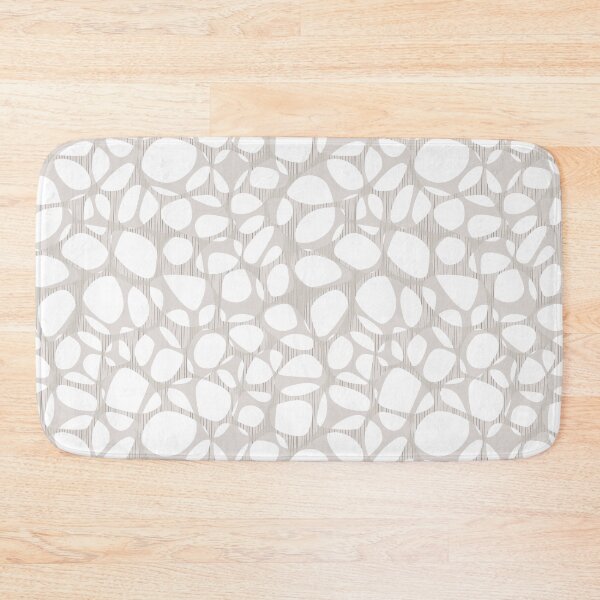 Item preview, Organic Lattice in Taupe and White designed and sold by Squilla Design Studio.