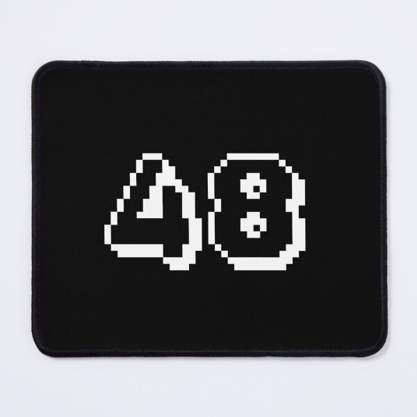 Item preview, 48, forty-eight, white, retro video game, 1 up! designed and sold by Numbers-Art.