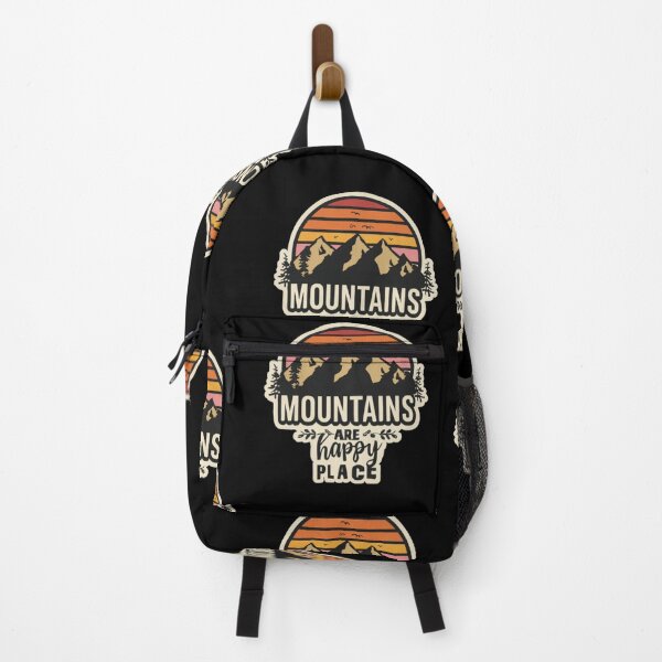 Item preview, Mountains are my happy place designed and sold by CosmicFreedom9.