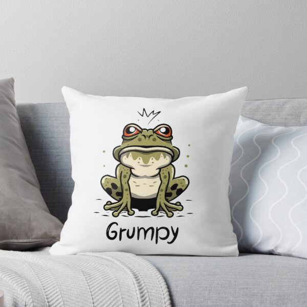 Item preview, Grumpy frog designed and sold by Echo Aesthetics.