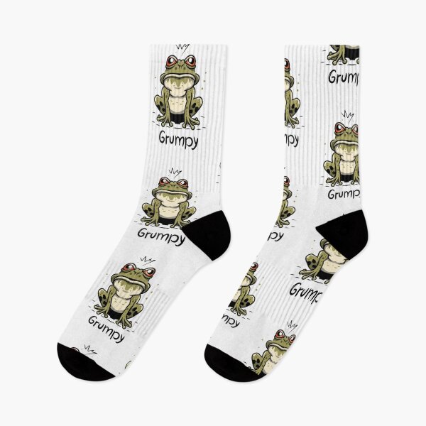 Item preview, Grumpy frog designed and sold by Echo Aesthetics.