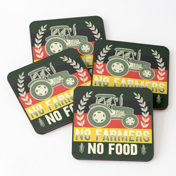 Item preview, No Farmers No Food, Corn, DE, Grain, Tractor, Germany designed and sold by Cerulean-Shop.
