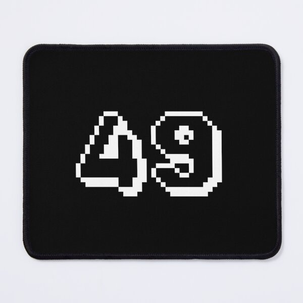 Item preview, 49, forty-nine, white, retro video game, 1 up! designed and sold by Numbers-Art.
