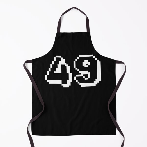 Item preview, 49, forty-nine, white, retro video game, 1 up! designed and sold by Numbers-Art.