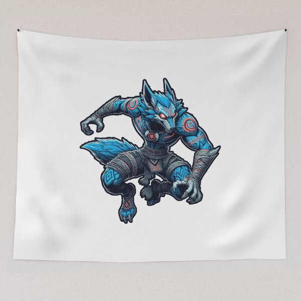 Item preview, Tribal Blue Fox - TBG designed and sold by Ederson D'Mind.