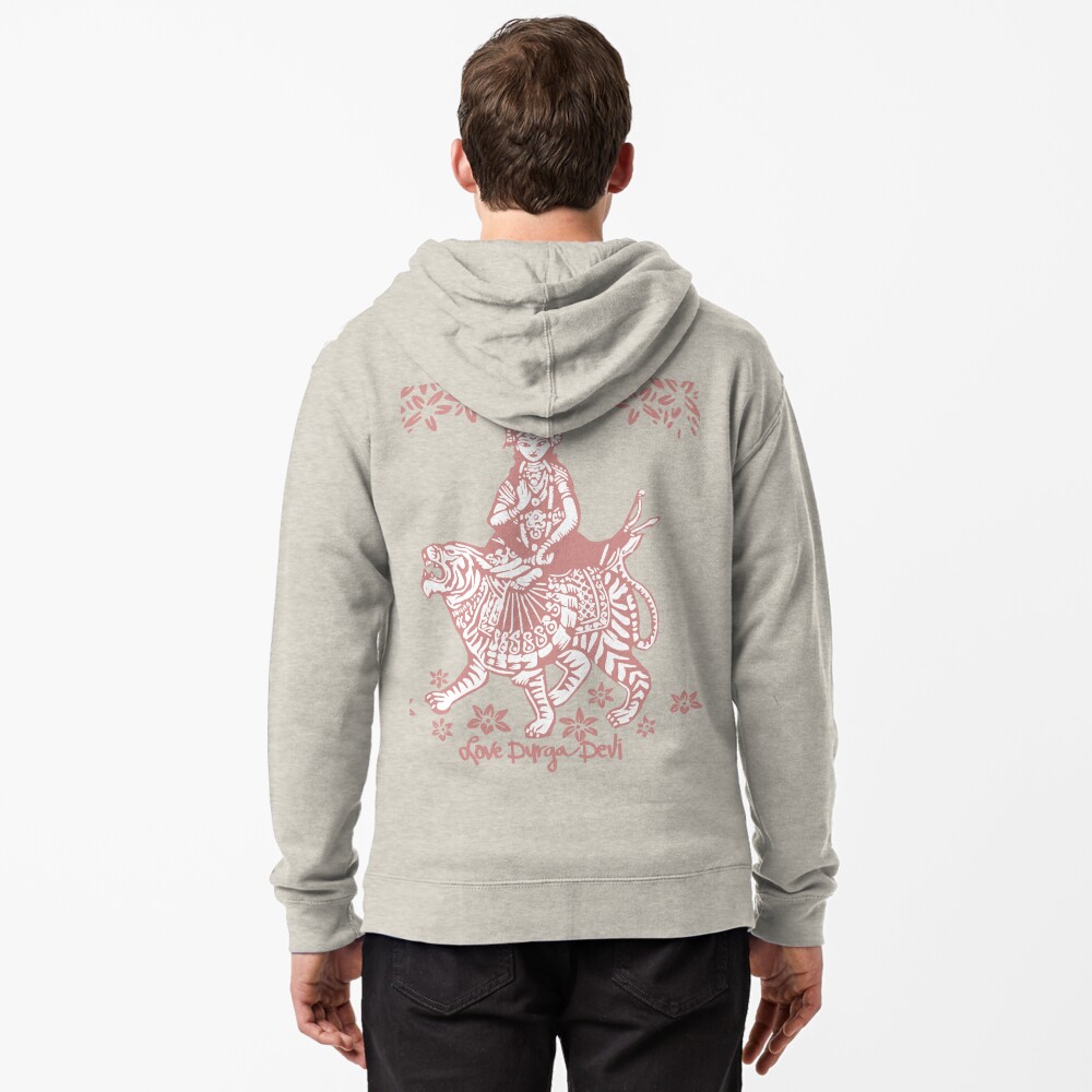 Item preview, Zipped Hoodie designed and sold by AbhiDurgaDevi.