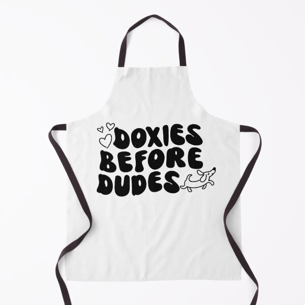 Item preview, Doxies Before Dudes - Graphic Dachshund typography designed and sold by Doodle-Doxie-CO.