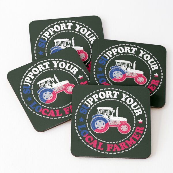 Item preview, Support Your Local Farmer, CZ, Czech Republic, Prague, Tractor designed and sold by Cerulean-Shop.