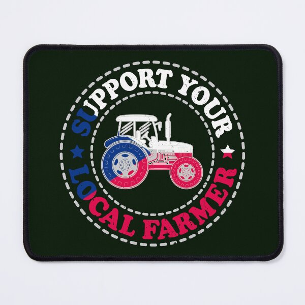 Item preview, Support Your Local Farmer, CZ, Czech Republic, Prague, Tractor designed and sold by Cerulean-Shop.