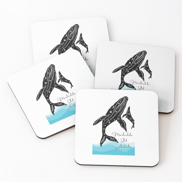 Item preview, Whales in Mooloolaba, Queensland, Australia designed and sold by PurrfectionMeow.