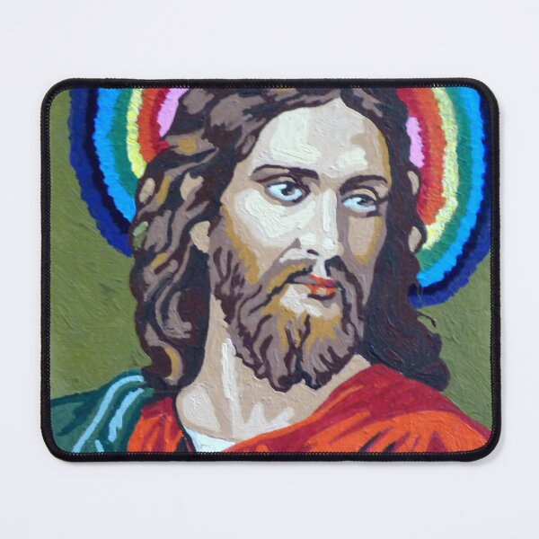 Item preview, Rainbow Jesus designed and sold by artbybutterfly.